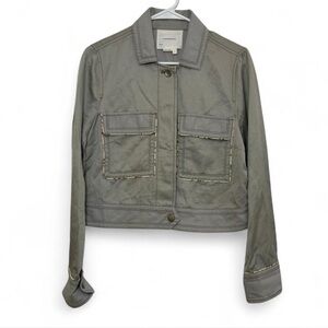 Anthropologie—Sage Green Lightweight Jacket